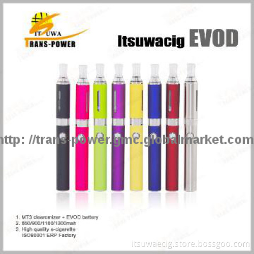 650mAh/900mAh/1100mAh/1300mAh evod electronic cigarette